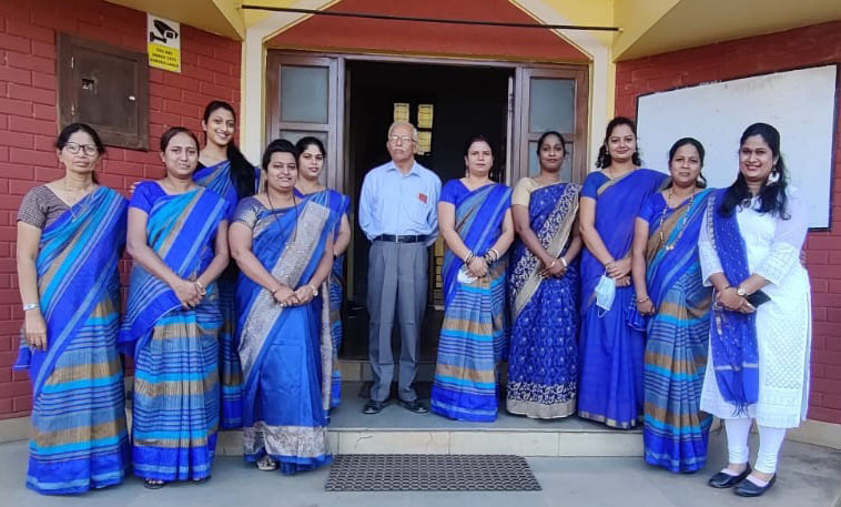 Teachers of Airway Public School Participating the Indian Republic day celebrations held on 26th January, 2022.