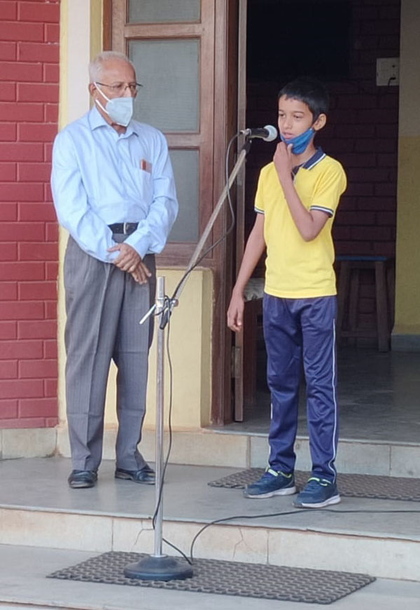 Young students of Airway Public School Participating the Indian Republic day celebrations held on 26th January, 2022.