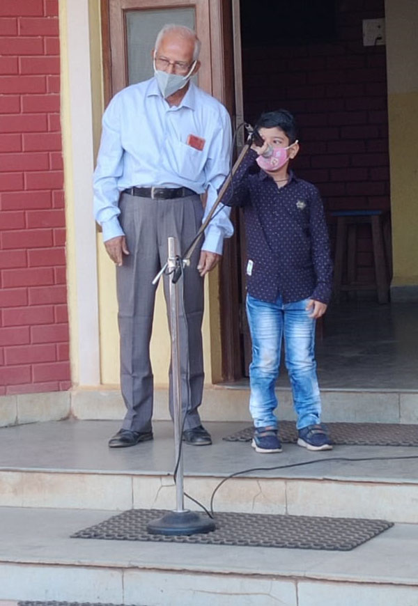 Young students of Airway Public School Participating the Indian Republic day celebrations held on 26th January, 2022.