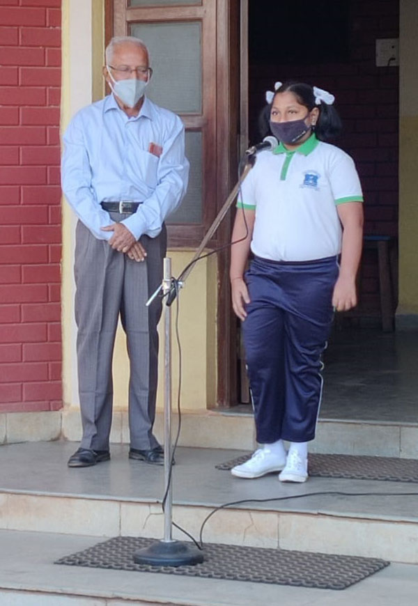 Young students of Airway Public School Participating the Indian Republic day celebrations held on 26th January, 2022.