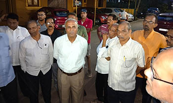 Corner meeting with the Panch Shri Santosh Desai Corner meeting