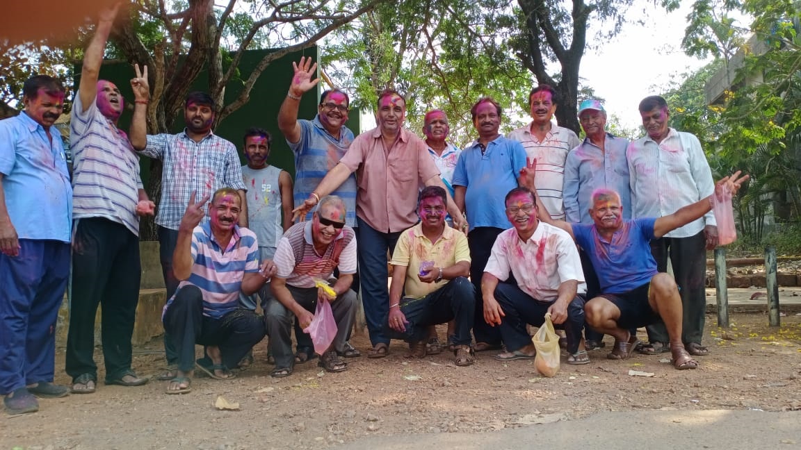 Holi 2022 celebrations in Vidyanagar.