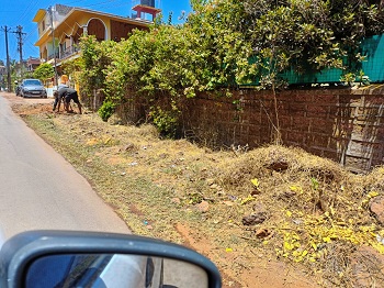 Jal Vayu road cleaned up